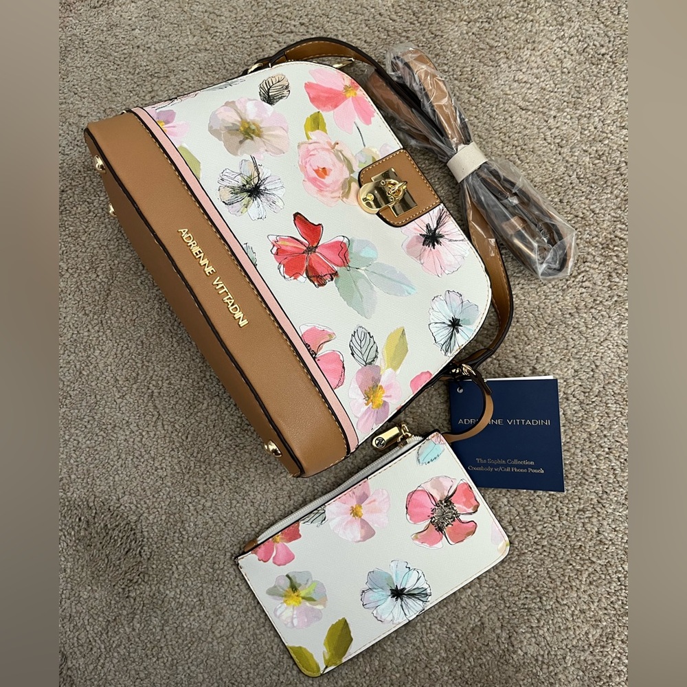 Adrienne Vittadini Crossbody with phone pouch